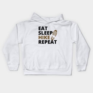 Eat Sleep Hike Repeat Kids Hoodie